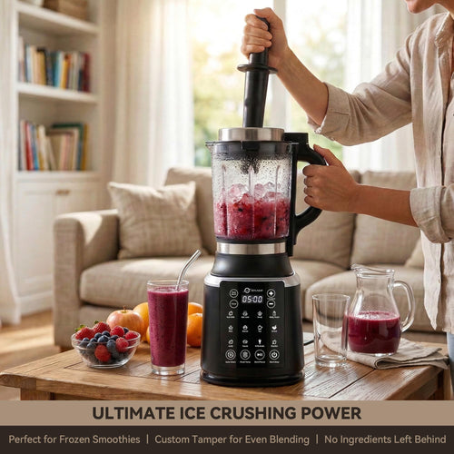 1500W Heated Glass Blender with 14 Presets & 9 Speeds