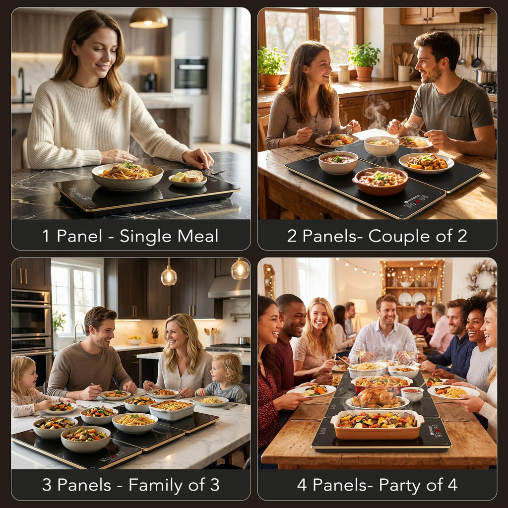 Electric Buffet Warming Tray for Parties & Food Serving