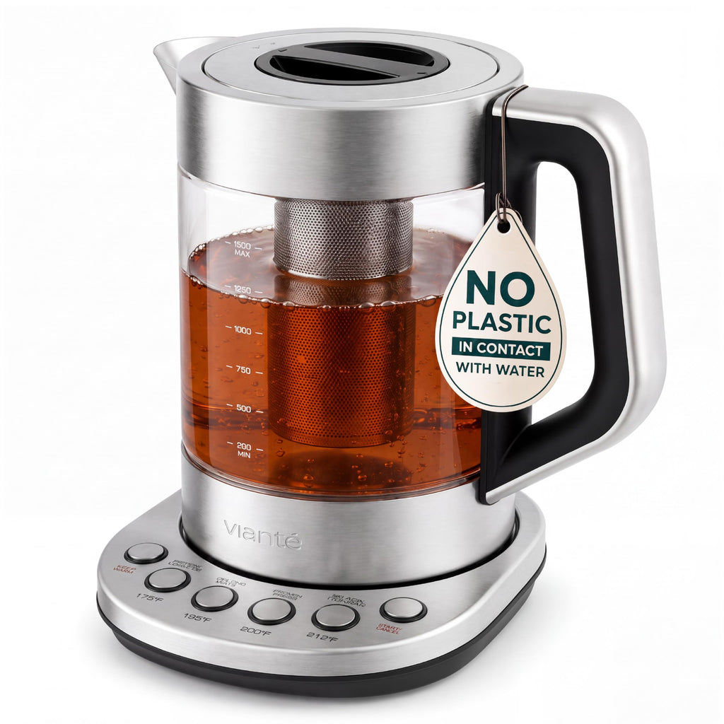 Vianté Hot Tea Maker Electric Glass Kettle