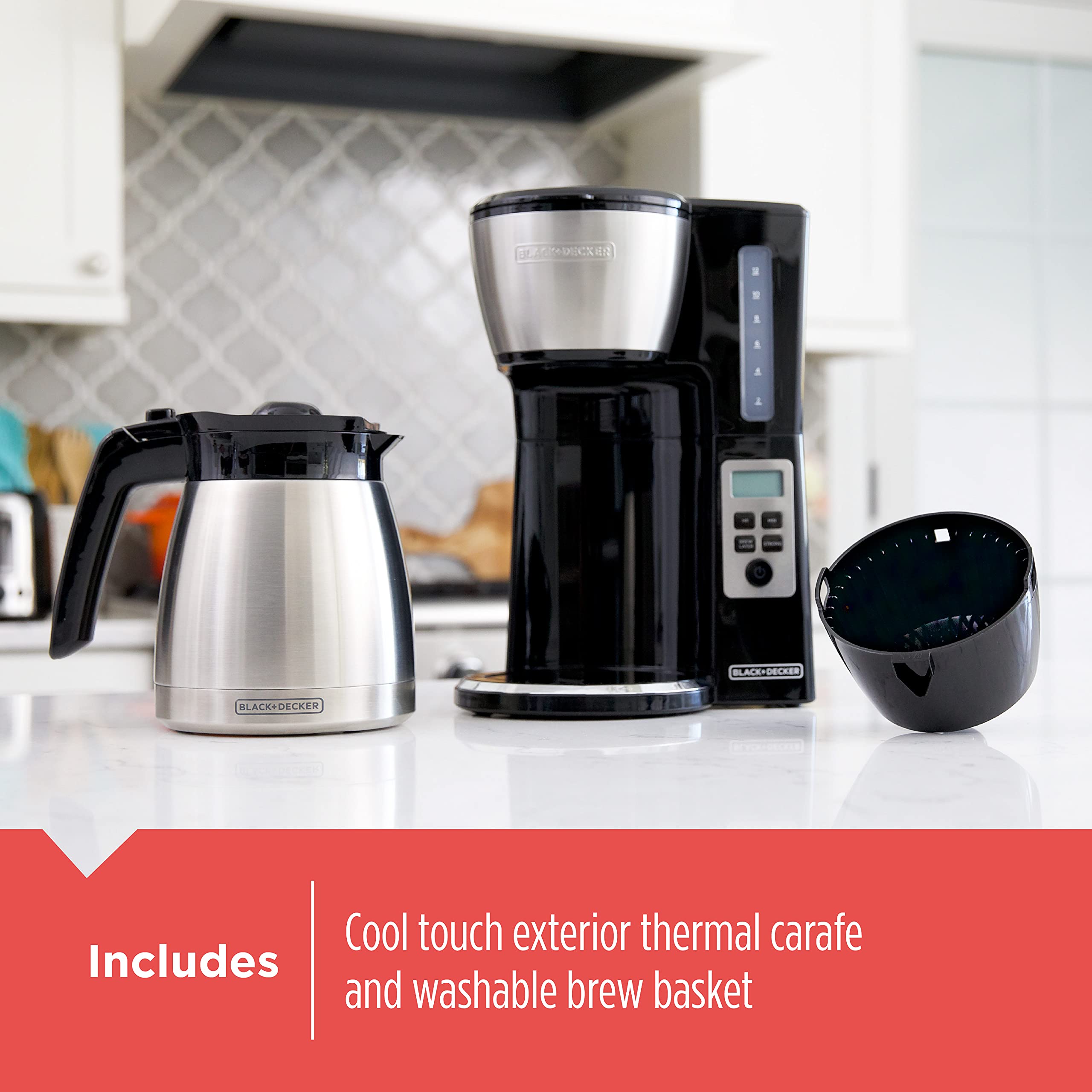 BLACK+DECKER 12-Cup Thermal Coffee Maker