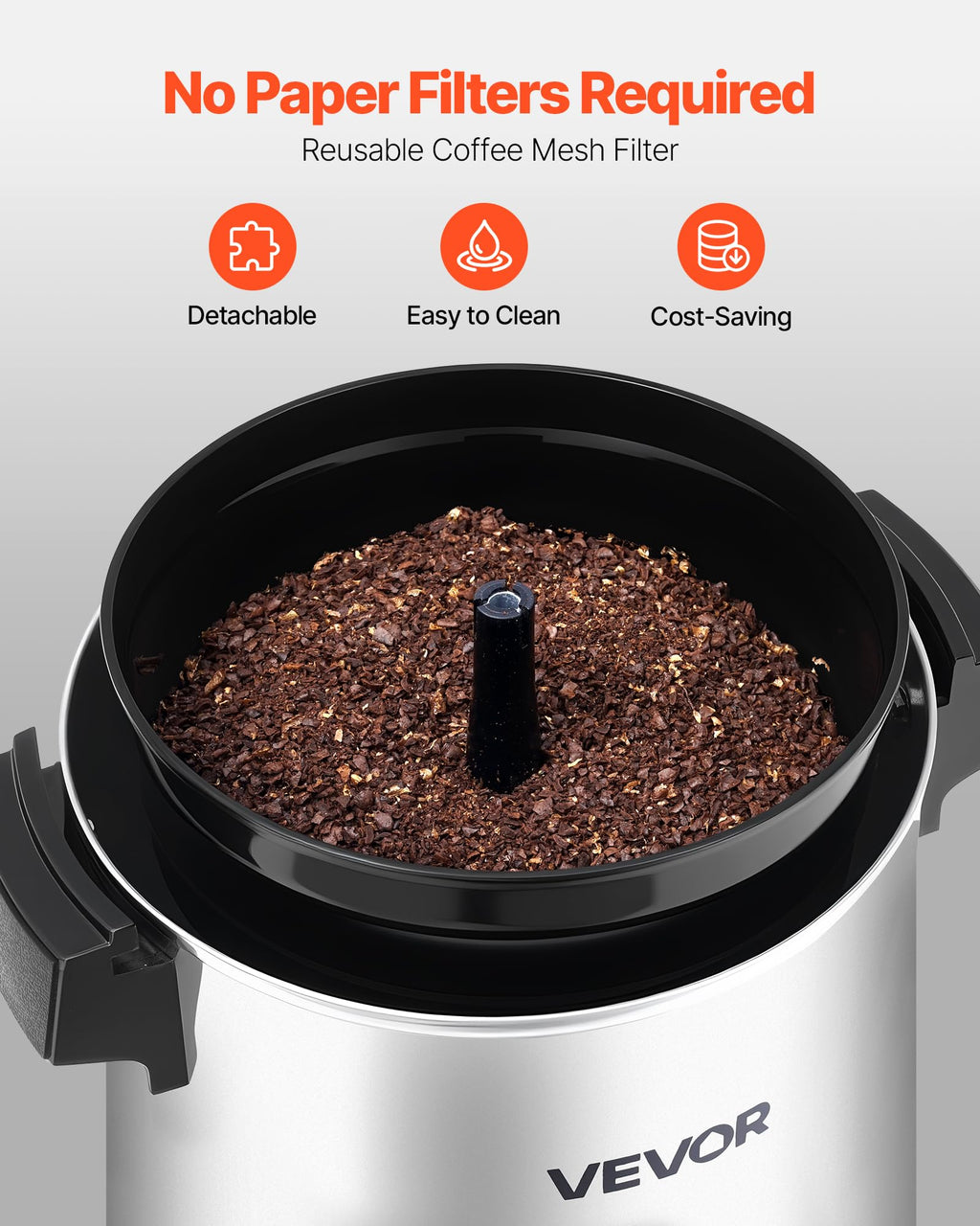 VEVOR Commercial Stainless Steel Coffee Urn Dispenser