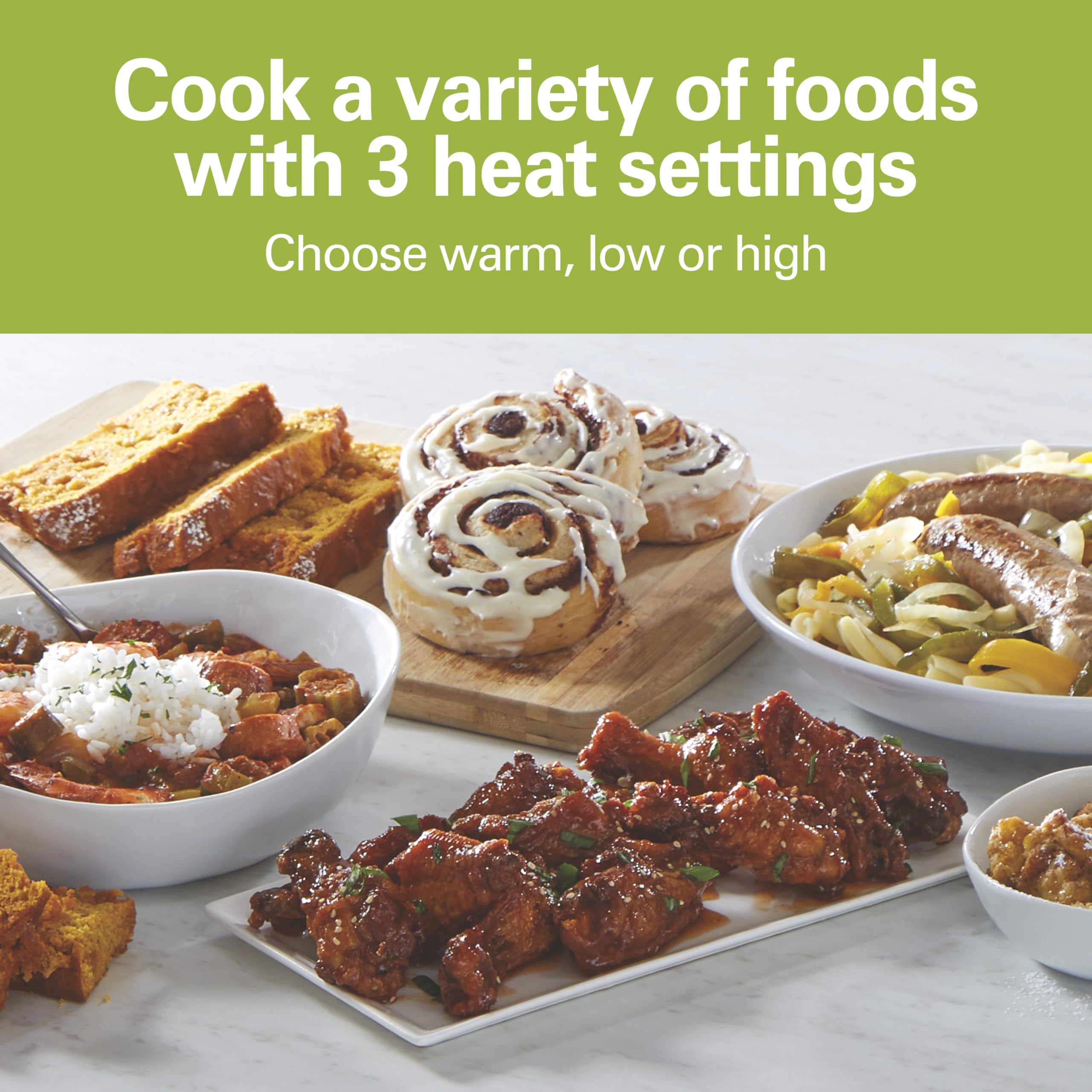 Hamilton Beach Programmable Slow Cooker With Flexible Easy Programming