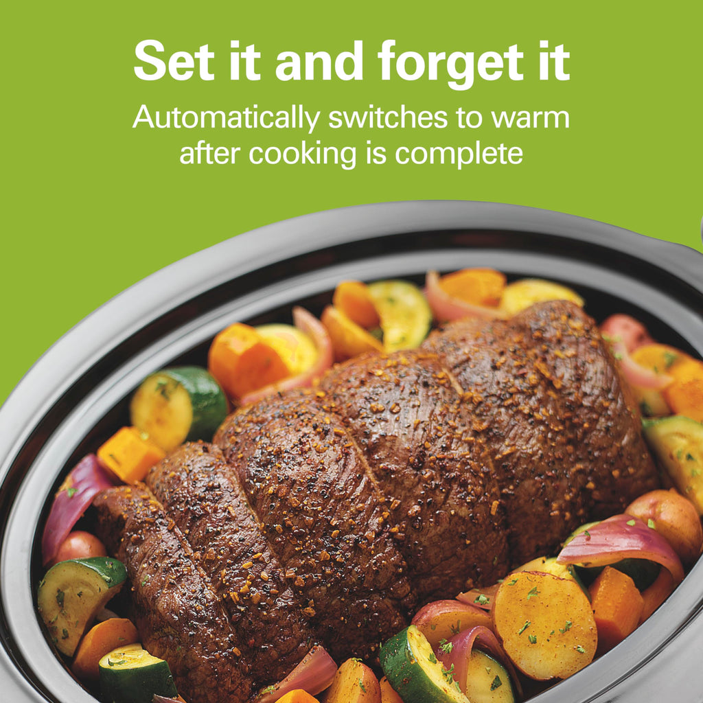 Hamilton Beach Programmable Slow Cooker With Flexible Easy Programming