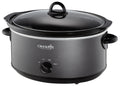 Crock-Pot Small 2.5 Quart Casserole Slow Cooker in White/Blue, Enjoy Eye-Catching Quick Meals, Durable and Compact